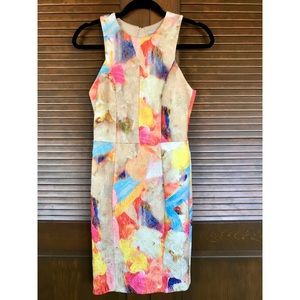 H&M Jacquard Watercolor Dress